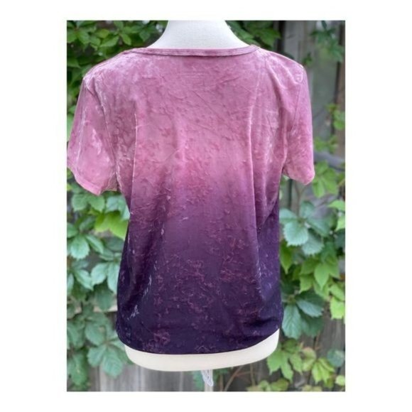 American Eagle Velvet Ombre Short Sleeve Shirt - Picture 4 of 6